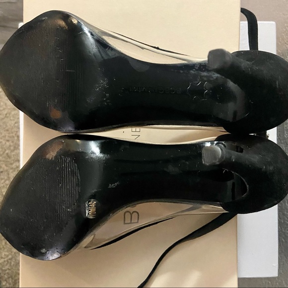BCBGenration Blk/Transparent- Suede 10M High Heel Pumps - Picture 5 of 8